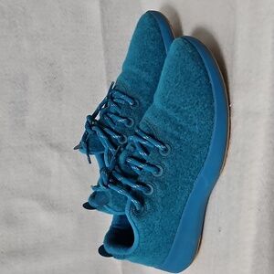 Allbirds Wool Runner Mizzle Shoes Men Size 11 Blue Comfort Low Top Lace Sneakers